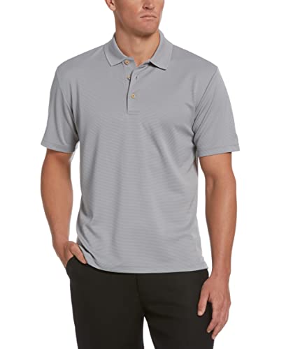 Cubavera Herren Essential Strukturiertes Performance-Poloshirt (Größe S – 5X Big & Tall) Polohemd, Schneeregen, M von Cubavera