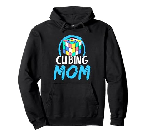 Cubing Mom Speed Cubing Cuber Cuber Cuber Cubing Mutter Mama Pullover Hoodie von Cube Lover Hobby Speed Cuber Cubing Mama Mother's