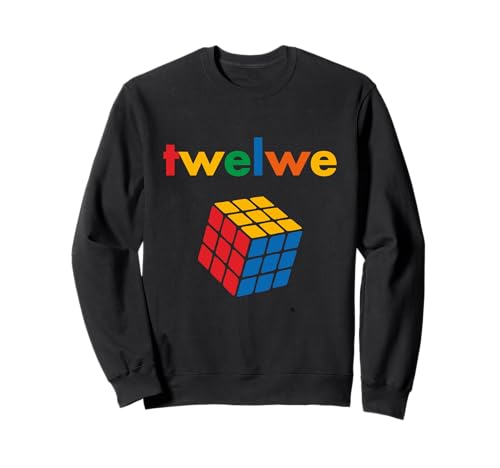 Puzzle Cube Speed Cubing 12 Geburtstag Kinder Jungen Sweatshirt von Cube's Magic