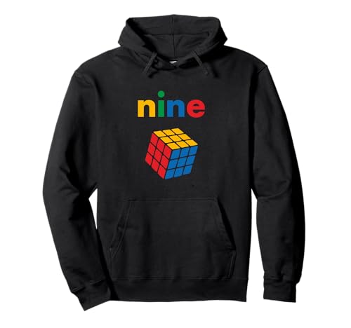Puzzle Cube Speed Cubing 9 Geburtstag Kinder Jungen Pullover Hoodie von Cube's Magic