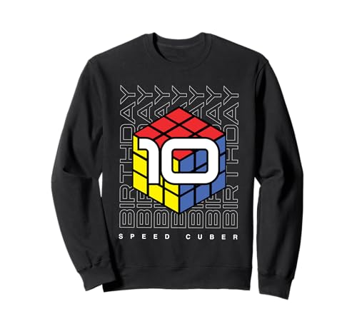 Puzzle Cube Speed Cubing Geburtstagskind für 10 Kinder Sweatshirt von Cube's Magic