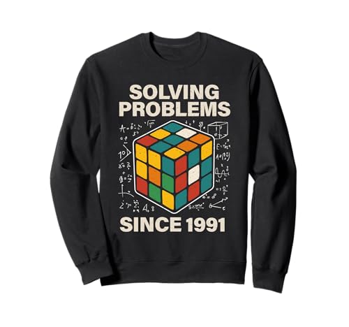 Puzzle Cube Speed Cubing Herren Sweatshirt von Cube's Magic