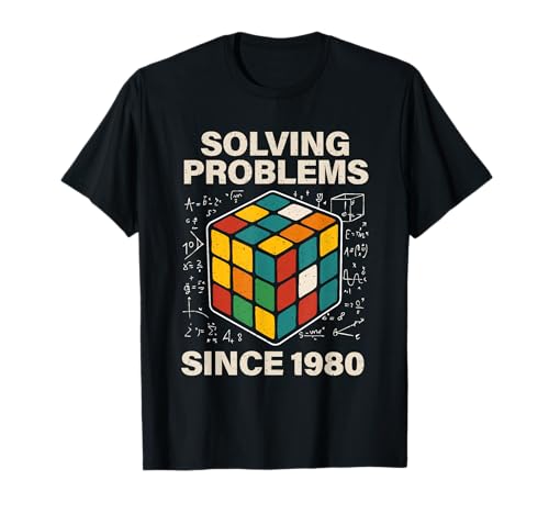 Puzzle Cube Speed Cubing Herren T-Shirt von Cube's Magic