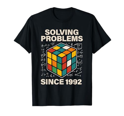 Puzzle Cube Speed Cubing Herren T-Shirt von Cube's Magic