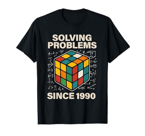 Puzzle Cube Speed Cubing Herren T-Shirt von Cube's Magic