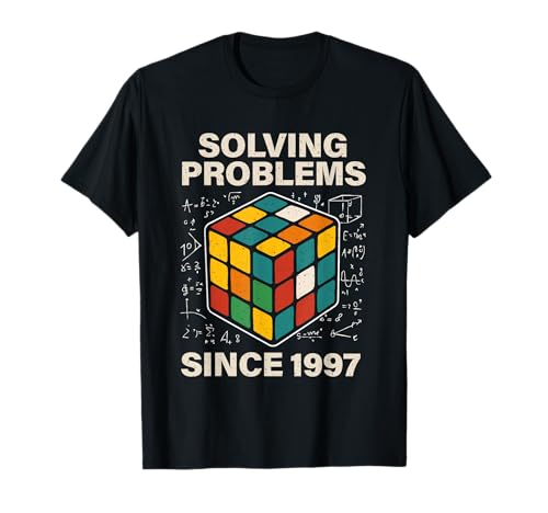 Puzzle Cube Speed Cubing Herren T-Shirt von Cube's Magic