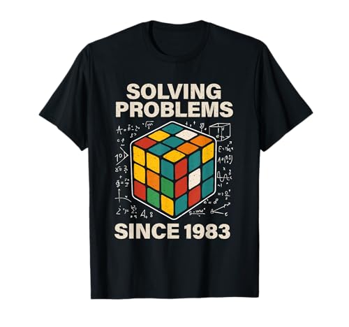 Puzzle Cube Speed Cubing Herren T-Shirt von Cube's Magic