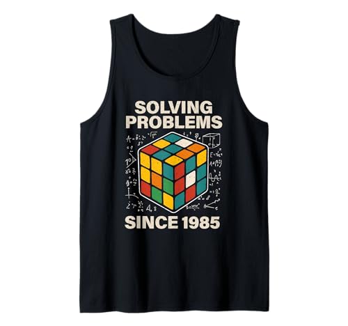 Puzzle Cube Speed Cubing Herren Tank Top von Cube's Magic
