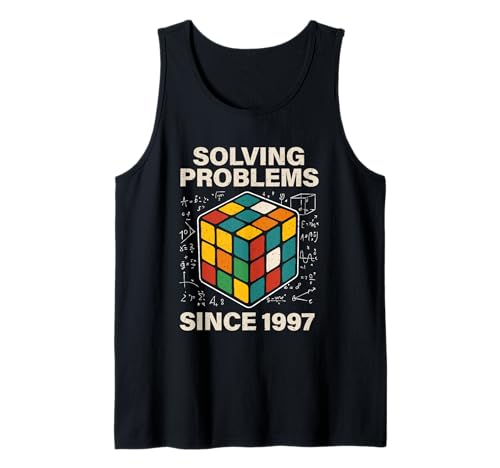 Puzzle Cube Speed Cubing Herren Tank Top von Cube's Magic