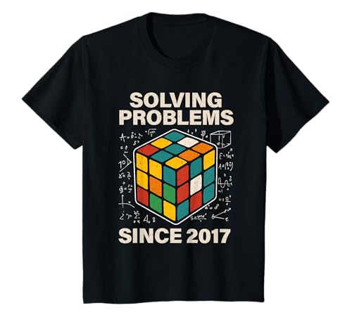 Puzzle Cube Speed Cubing Jungen Kinder T-Shirt von Cube's Magic