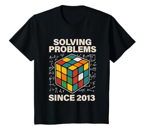 Puzzle Cube Speed Cubing Jungen Kinder T-Shirt von Cube's Magic
