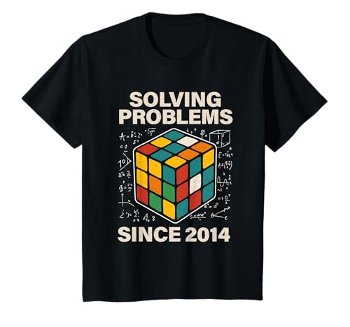 Puzzle Cube Speed Cubing Jungen Kinder T-Shirt von Cube's Magic