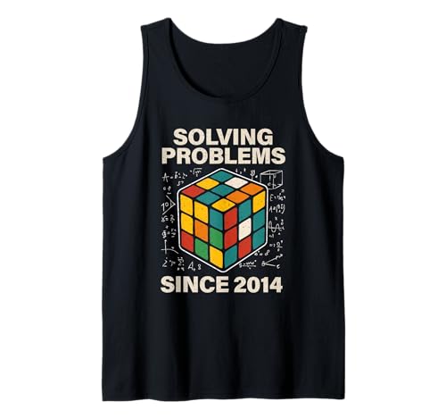 Puzzle Cube Speed Cubing Jungen Kinder Tank Top von Cube's Magic