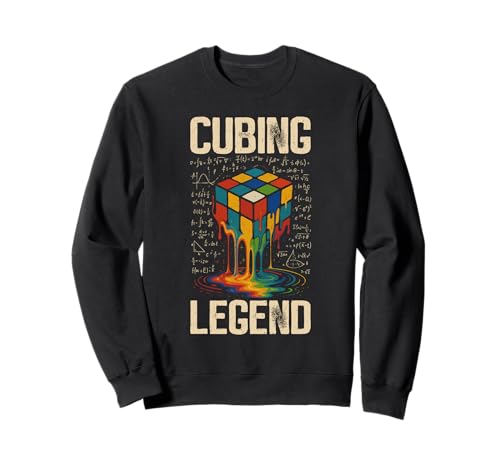 Puzzle Cube Speed Cubing Kinder Jungen Sweatshirt von Cube's Magic