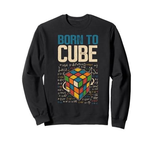 Puzzle Cube Speed Cubing Kinder Jungen Sweatshirt von Cube's Magic