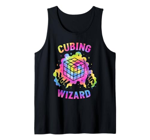Puzzle Cube Speed Cubing Kinder Jungen Tank Top von Cube's Magic