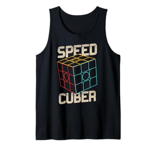 Puzzle Cube Speed Cubing Kinder Jungen Tank Top von Cube's Magic