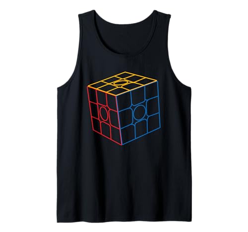 Puzzle Cube Speed Cubing Kinder Jungen Tank Top von Cube's Magic
