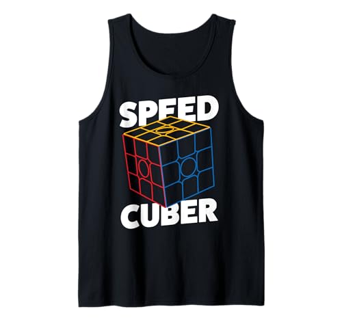 Puzzle Cube Speed Cubing Kinder Jungen Tank Top von Cube's Magic