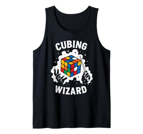 Puzzle Cube Speed Cubing Kinder Jungen Tank Top von Cube's Magic