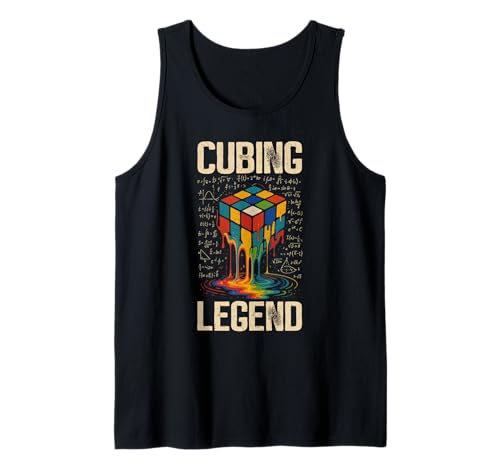 Puzzle Cube Speed Cubing Kinder Jungen Tank Top von Cube's Magic