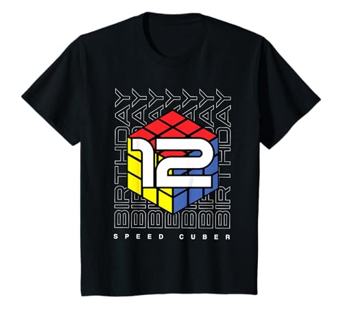 Puzzlewürfel Speed Cubing Birthday Boy 12 T-Shirt von Cube's Magic
