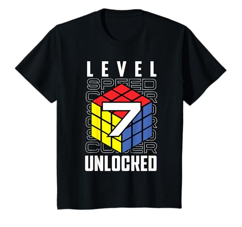 Puzzlewürfel Speed Cubing Birthday Boy 7 T-Shirt von Cube's Magic