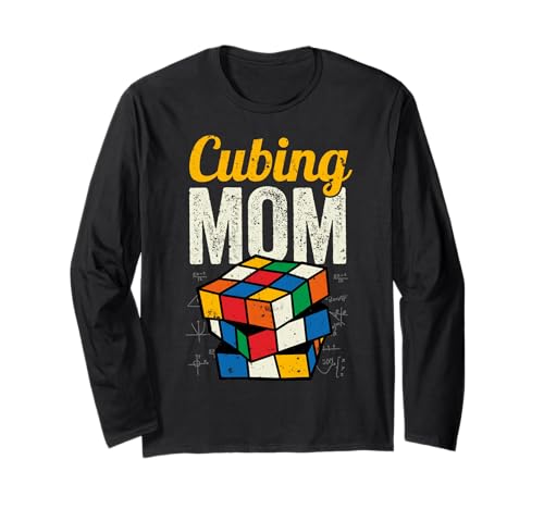 Puzzlewürfel Speed Cubing Mama Langarmshirt Puzzlewürfel Speed Cubing Mama Langarmshirt von Cube's Magic