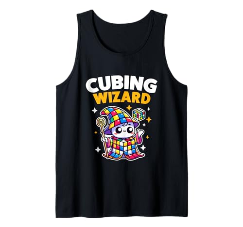 Speed Cube Puzzle Cubing Cubing Wizard für Kinder Tank Top von Cube's Magic