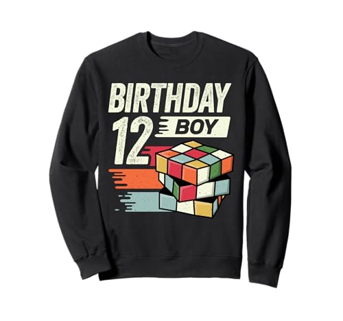 Speed Cube Puzzle Cubing Geburtstag Junge Kinder Sweatshirt Speed Cube Puzzle Cubing Geburtstag Junge Kinder Sweatshirt von Cube's Magic