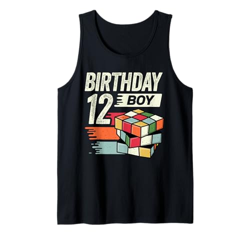 Speed Cube Puzzle Cubing Geburtstag Junge Kinder Tank Top von Cube's Magic