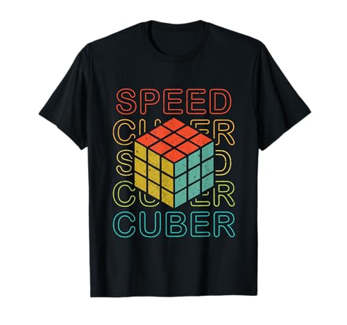Speed Cuber Puzzle Cubing Kinder Herren T-Shirt von Cube's Magic