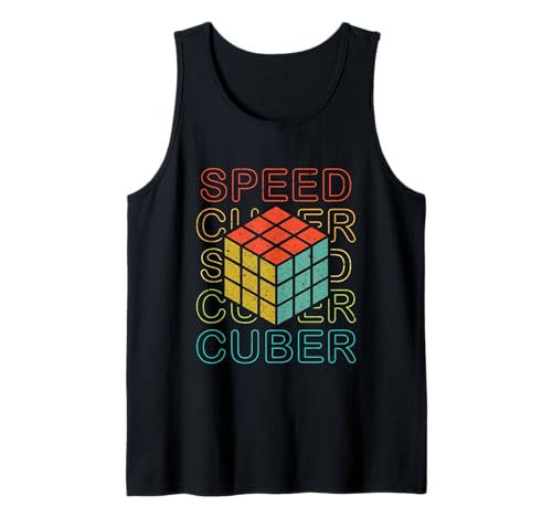 Speed Cuber Puzzle Cubing Kinder Herren Tank Top von Cube's Magic