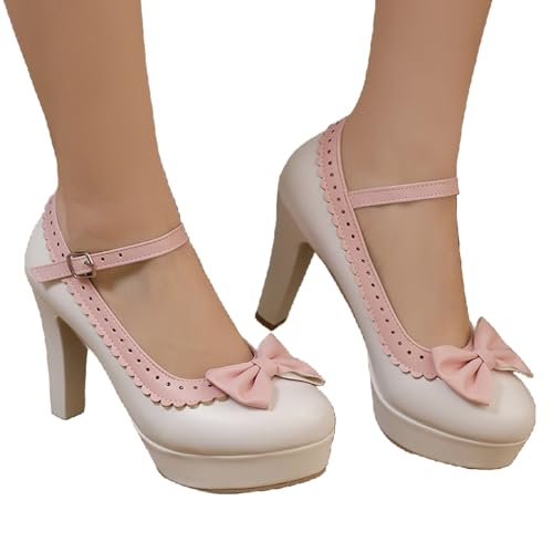 Cubinest Trachtenschuhe Damen Absatzschuhe Schuhe Absatz Pumps Elegant Hohe High Heel Damensandaletten Heels Breite Füße Cubinest Trachtenschuhe Damen Absatzschuhe Schuhe Absatz Pumps Elegant Hohe High Heel Damensandaletten Heels Breite Füße von Cubinest