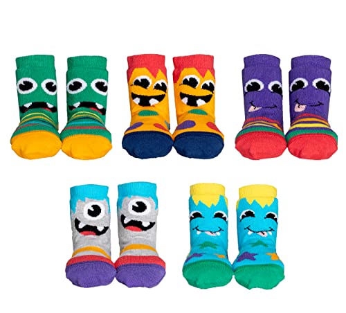 Cucamelon Unisex-Baby Snuggle Bugs Socken-Geschenk, Multi, One Size von Cucamelon