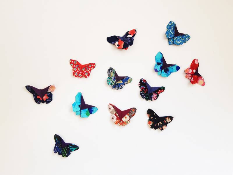 Brosche Origami-Schmetterling-stoff-Zubehör/Origami-Brosche Schmetterling-stoff-Origami von CuckooMadam