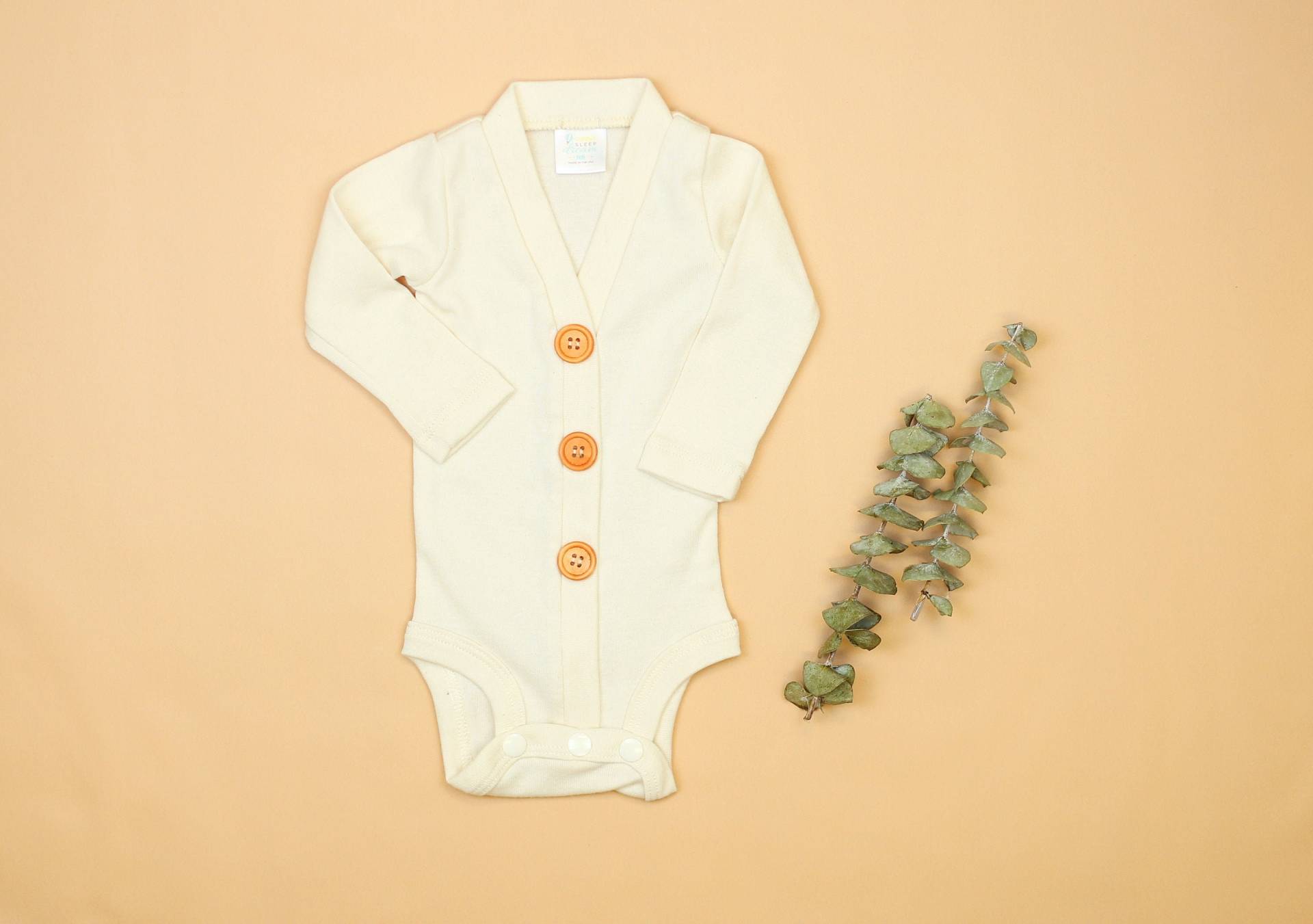 Creme Cardigan Bodysuit. Natürlich Einfach Minimalistisch. Off-White Neugeborener Junge Nach Hause Kommen. Kleiner Junge von CuddleSleepDream
