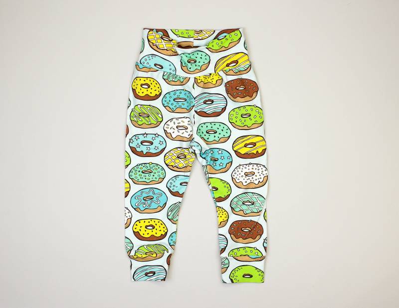 Donut Leggings. Baby-Leggings Für Jungen, Baby-Leggings, Unisex Hipster-Donuts von CuddleSleepDream