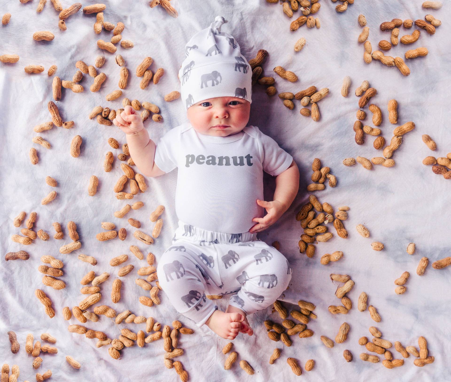 Elefant Nachhause Outfit Junge. Nach Hause Gehen Set. Neugeborenen Junge Thema Baby. Grau Grau. Elefanten Hose. Hut von CuddleSleepDream