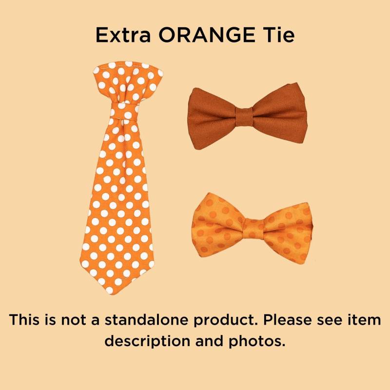 Extra Orange Babykrawatte. Cuddle Sleep Dream Snap On Krawatte, Keine Eigenständige Fliege Oder Krawatte. Neugeborene, Baby, Säugling, Kleinkind von CuddleSleepDream