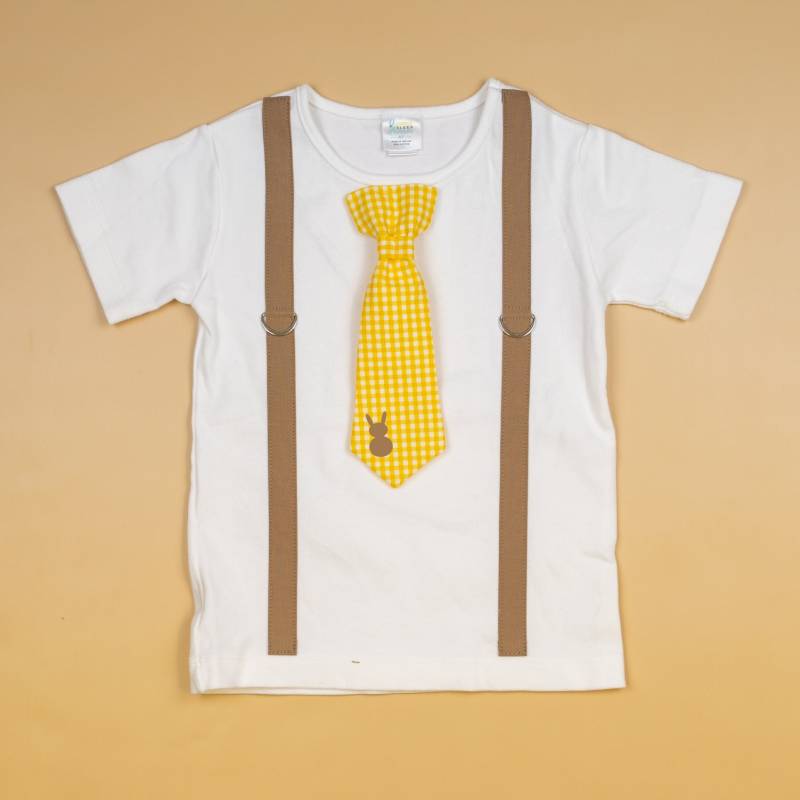 Kleinkind Junge Ostern. Krawatte & Hosenträger Mit Hase. Baby Jungen Oster Outfit. Neugeborenen Kleidung. Gingham Häschen Frühling Jungen von CuddleSleepDream