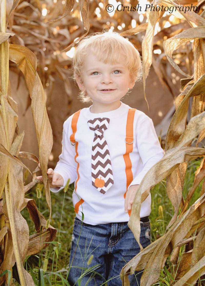 Kleinkind Jungen Herbst Kleidung. Halloween Kürbis Aufnäher Outfit. Krawatte Und Hosenträger. Aufnäher. Baby Kleinkind. 9M 12M 18M 24M 2T 3T von CuddleSleepDream