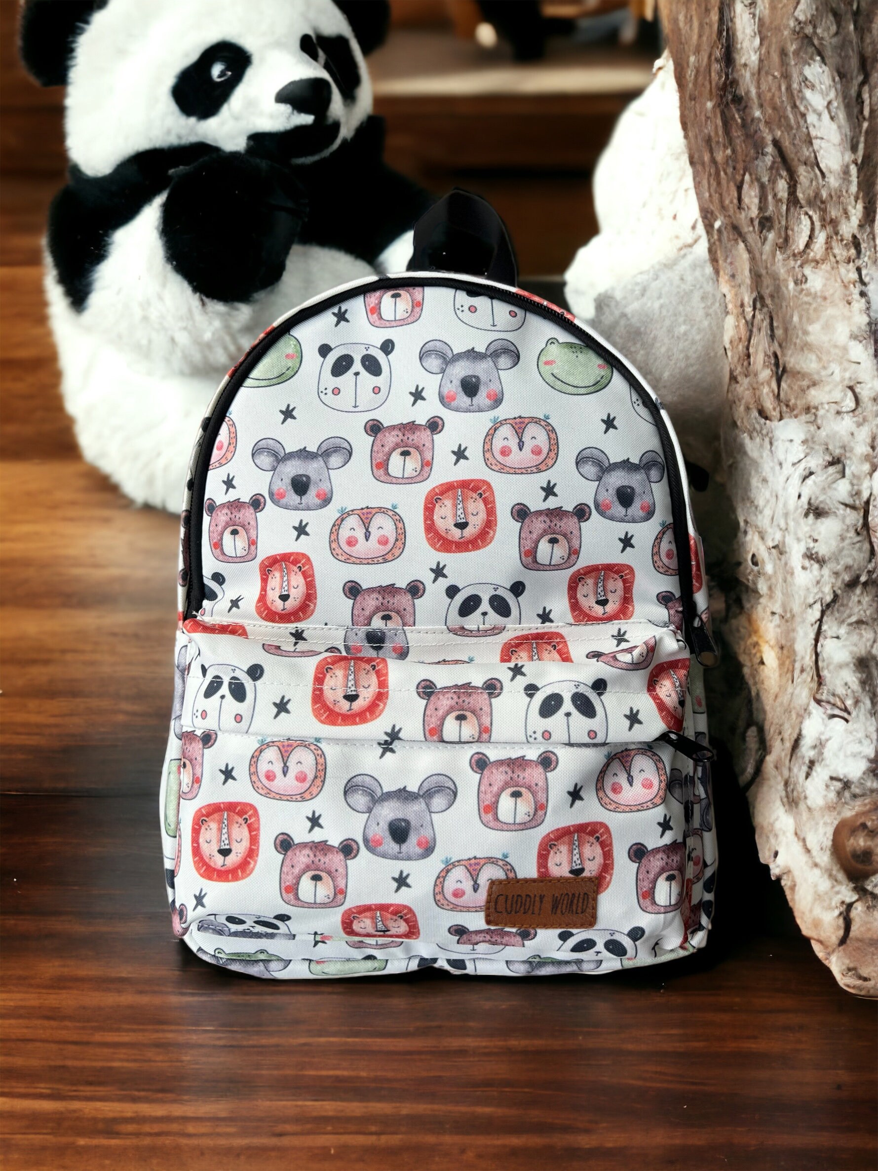 Freundliche Tiere Schulrucksack, Kleinkinder Rucksack, Top Griff Zippy Für Schule & Kindergarten, Kinder Geschenk Kuschelwelt von CuddlyWorldAustria