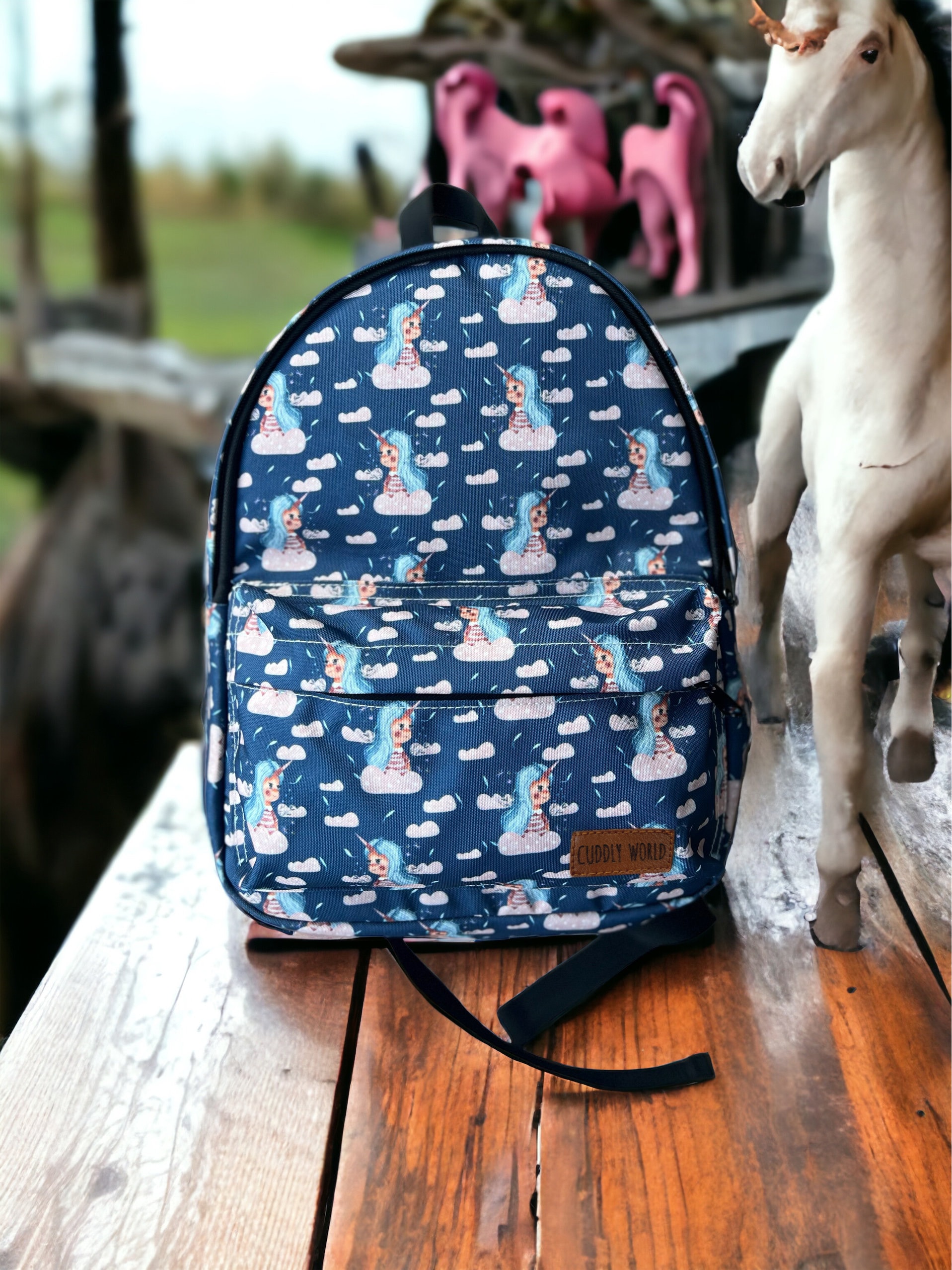 Mystic Unicorn Schulrucksack, Kleinkinder Rucksack, Top Griff Zippy Für Schule & Kindergarten, Kinder Geschenk Kuschelwelt von CuddlyWorldAustria