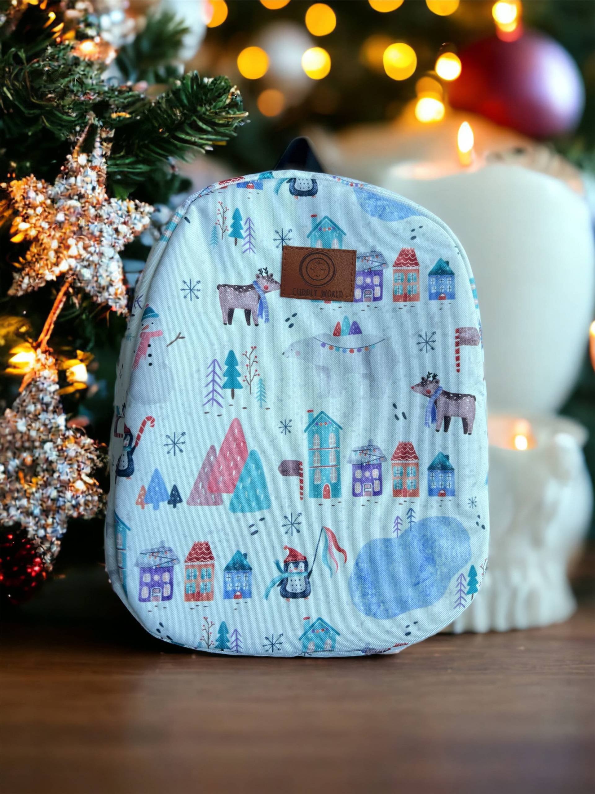 Noel Festival Mittelgröße Rucksack, Kleinkinder Vorschul Top Griff Zippy Kindergarten Kinder Geschenk Kuschelwelt von CuddlyWorldAustria