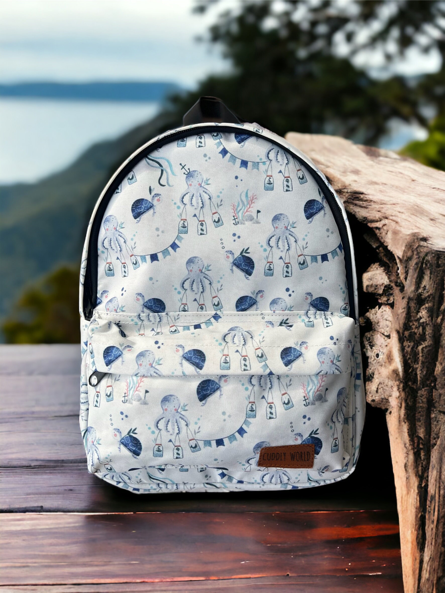 Sea Adventures Rucksack, Kleinkinder Top Griff Zippy Für Schule & Kindergarten, Kinder Geschenk Kuschelwelt von CuddlyWorldAustria