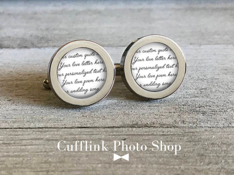 Manschettenknöpfe Personalisiert, Personalisiert von CufflinkPhotoShop