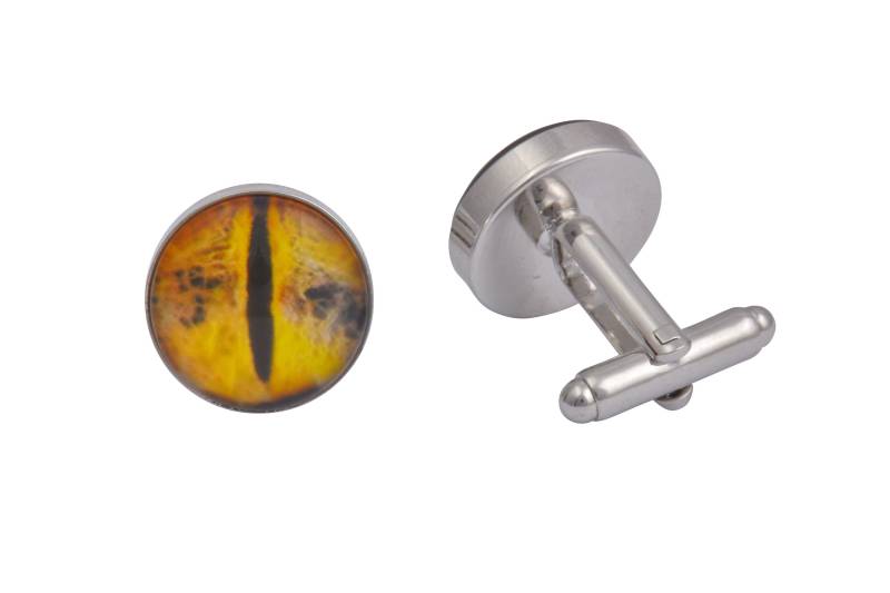Dragon Eye Gold Manschettenknöpfe Herren Shop Qualität Beliebte Super Erschwingliche von CufflinksGiftHub