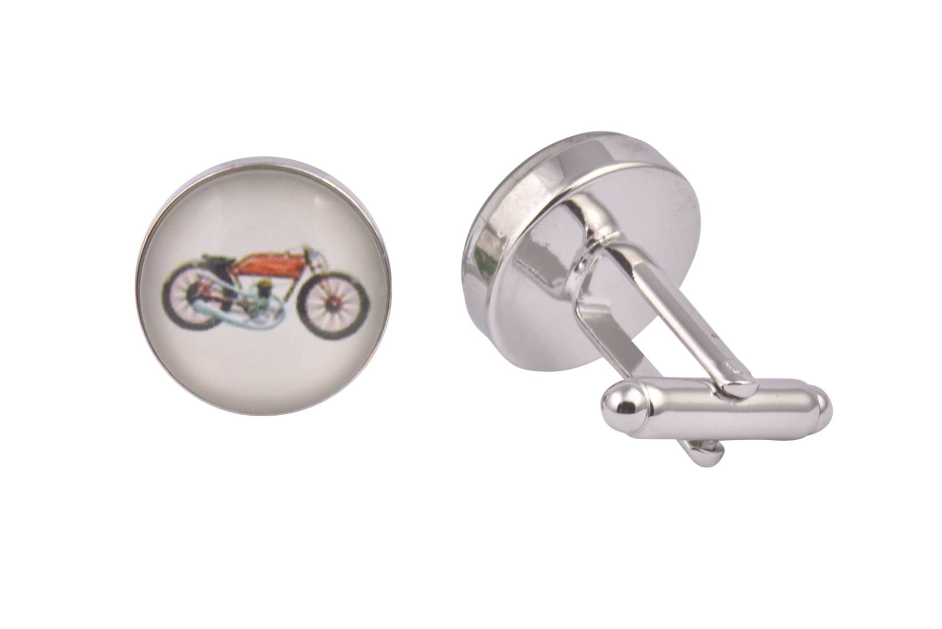 Manschettenknöpfe Mit Rotem Motorrad Für Männer von CufflinksGiftHub