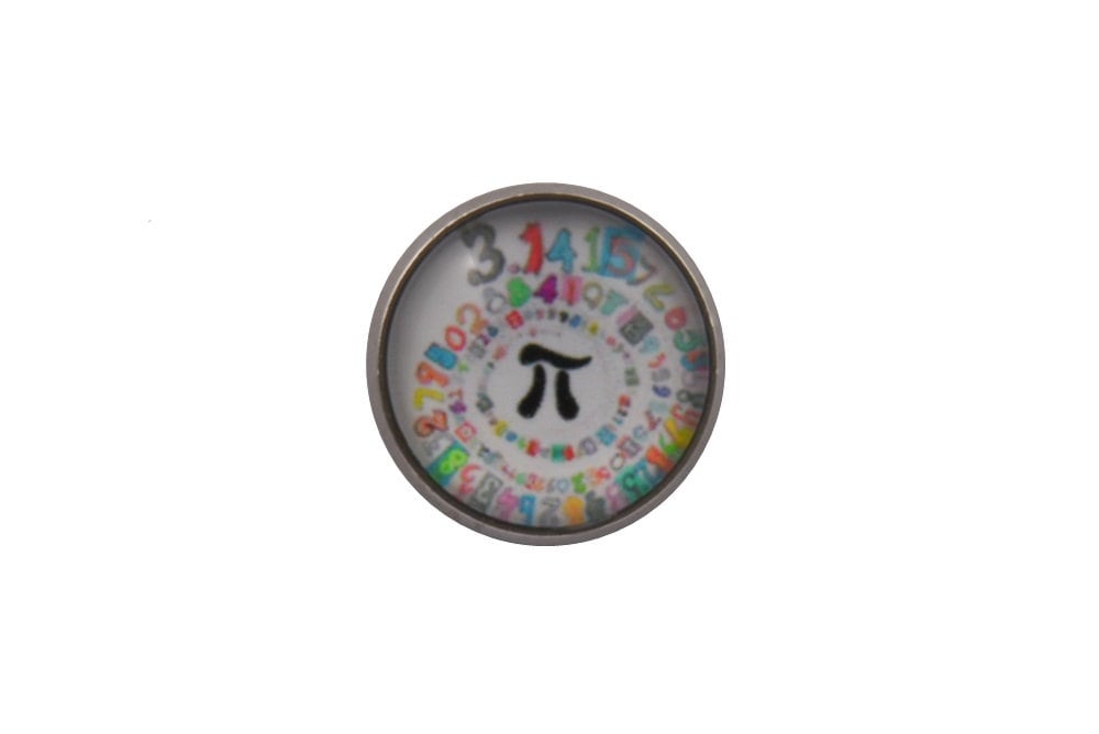 Pi Twirl Mathematik Anstecknadel Cooler Anzug Lehre Mathe Schüler Buntes Glas Exklusiv Abschlussball Hochzeit Büro Event von CufflinksGiftHub